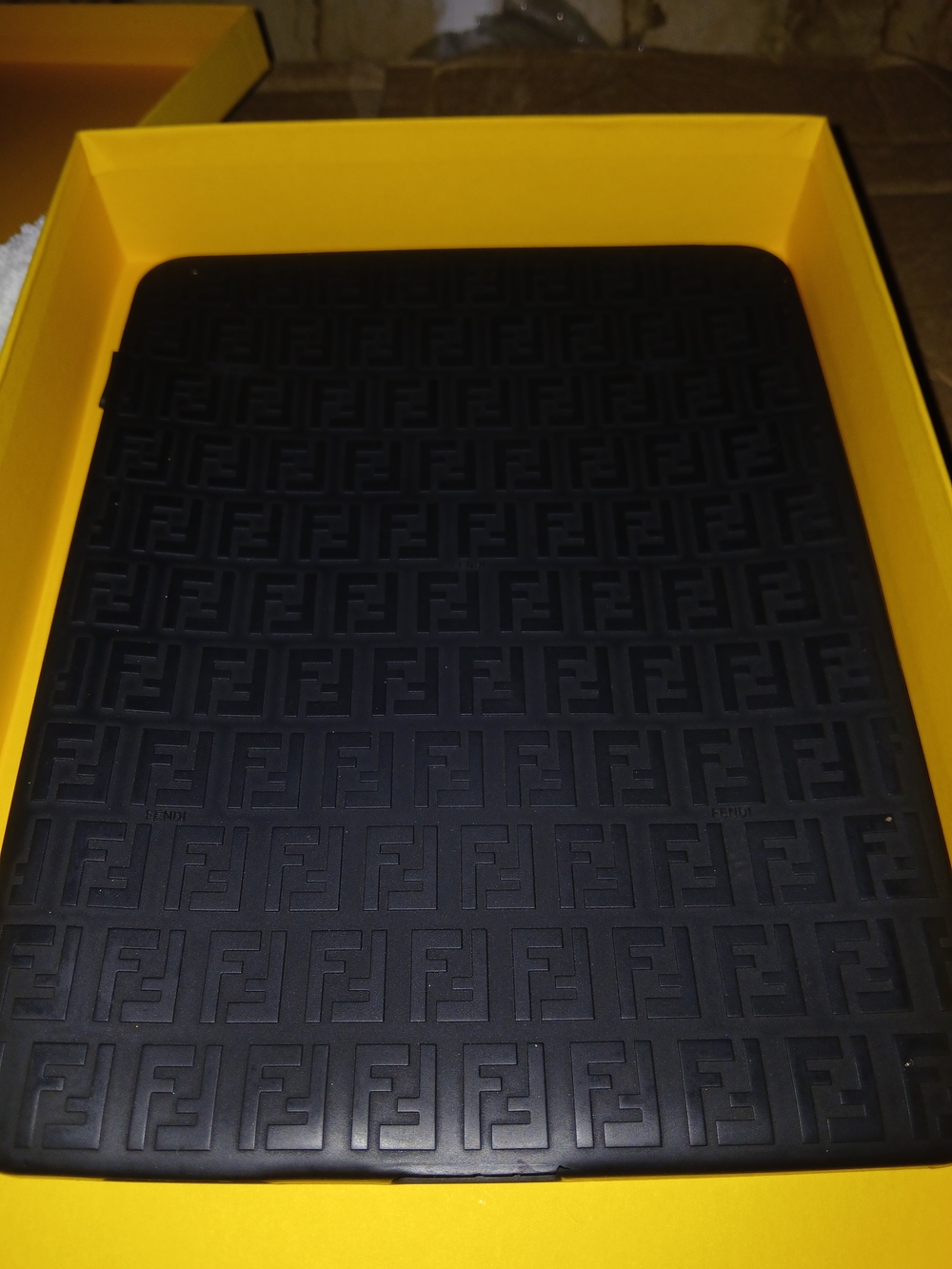 Fendi Black Designer Tablet Sleeve - Protective Accessory